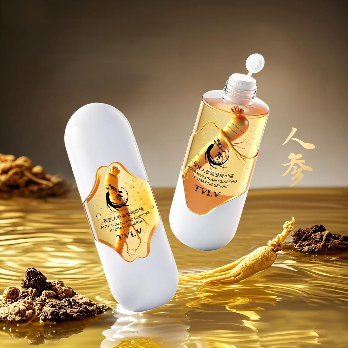 Sérum Antiedad de Astrágalo & Ginseng – Piel Firme y Radiante