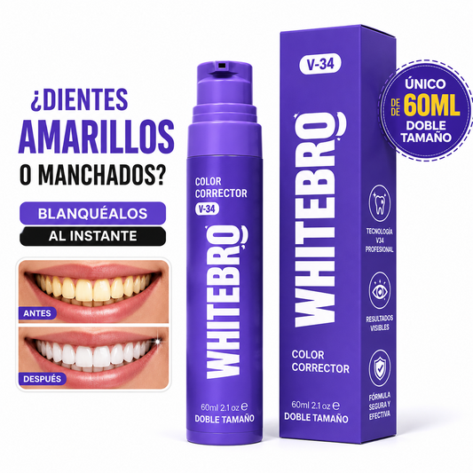 Blanqueador Dental V34 Whitebro 60 ml